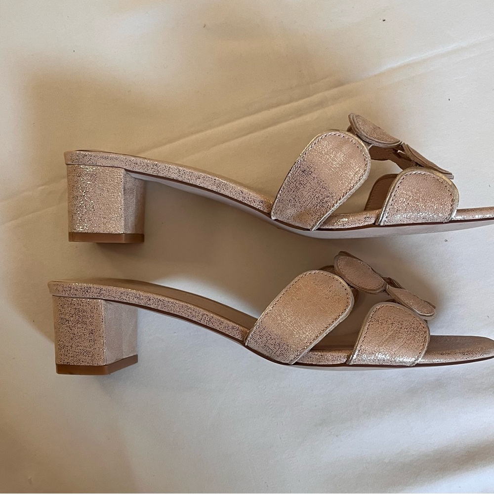 Koko + Palenki Classy Stylish Chic Lively Slide Sandals. Sz 9, Off White - Picture 6 of 8